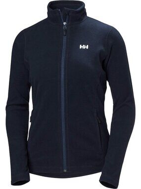 Lightweight Active Outdoor Full Zip Fleece Jacket for Women - X-Small, Navy